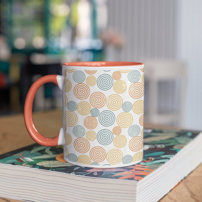 Mug Motif Arrière - plan de style rétro ancien (Créateur téléchargé)