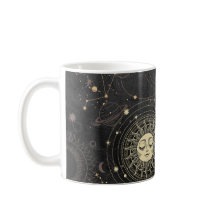 Motif Astrologique Black Gold