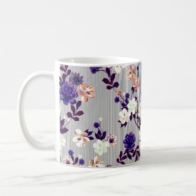Mug Motif avec fleurs de printemps Motif avec fl de pr (Gauche)