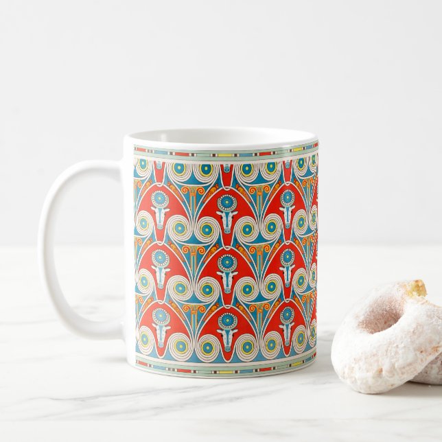 Mug Motif avec têtes de vache - Egypte ancienne Art Ca (Avec donut)