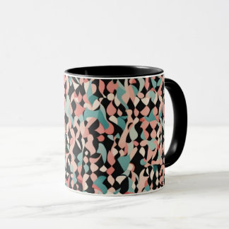 Mug Motif bio Abstrait en Pastel