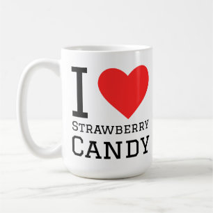 Mug Motif bonbon fraise