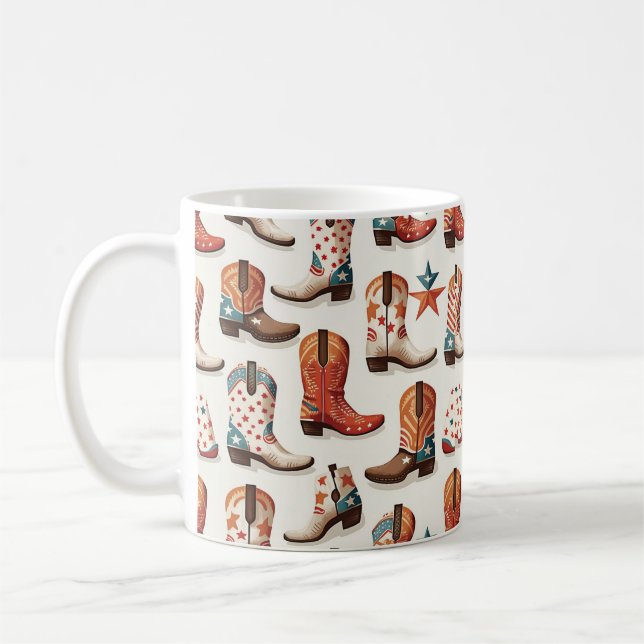 Mug Motif bottes Cowboy (Gauche)
