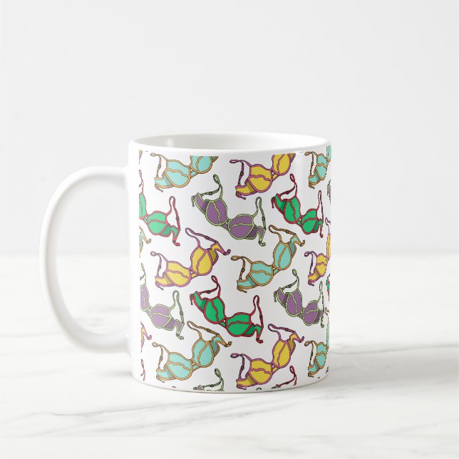 Mug Motif Bra multicolore (Gauche)