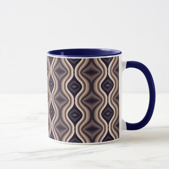 Mug Motif Brown foncé unique (Droite)