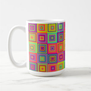 Mug Motif Carrés