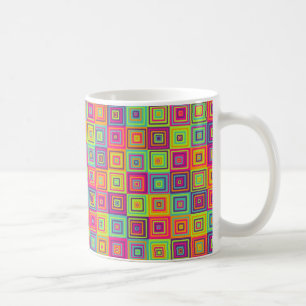 Mug Motif Carrés
