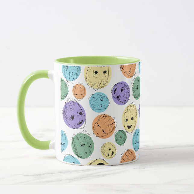Mug Motif Cercle coloré Groot (Gauche)