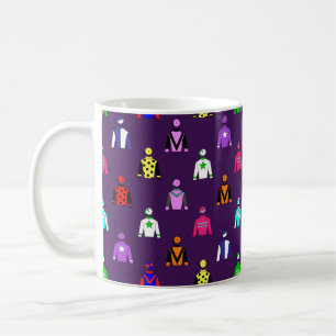 Mug Motif Cheval Jockey Soie
