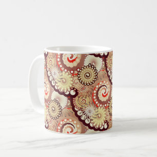 Mug Motif, chocolat et crème tourbés