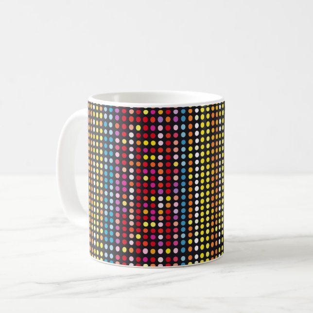 Mug Motif coloré Abstrait (Devant gauche)