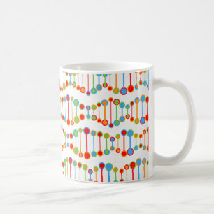 Mug Motif coloré de structure d'ADN