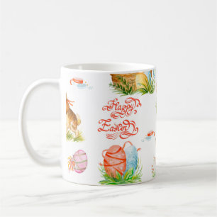 Mug Motif coloré sans soudure avec conce de pâques de 