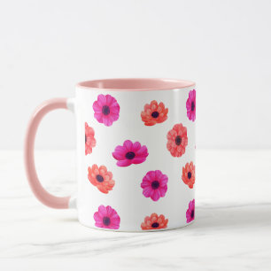 Mug Motif coloré Tropical 3D Spring Flowers