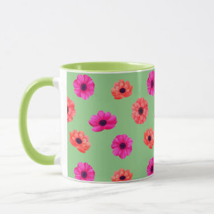 Mug Motif coloré Tropical 3D Spring Flowers