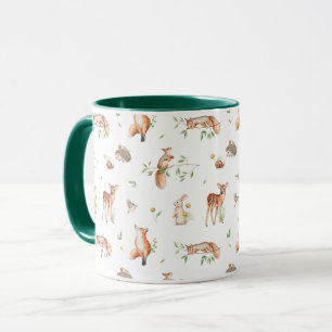 Mug Motif d'amis animaux de bois mignon