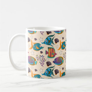 Mug Motif d'animaux aquatiques   vie sous-marine océan