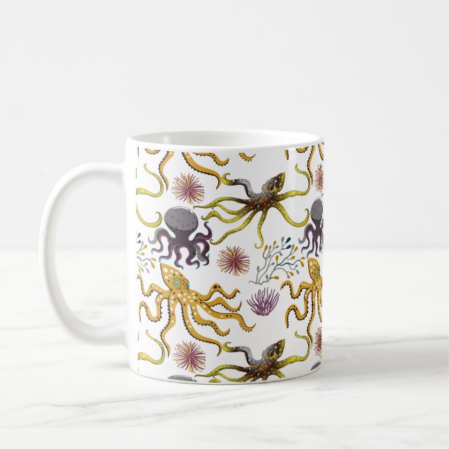 Mug Motif d'animaux aquatiques | vie sous-marine océan (Gauche)