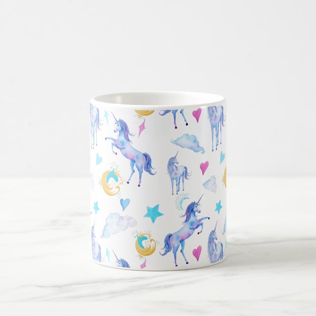 Mug Motif d'aquarelle magique Unicorn Design Imaginair (Centre)