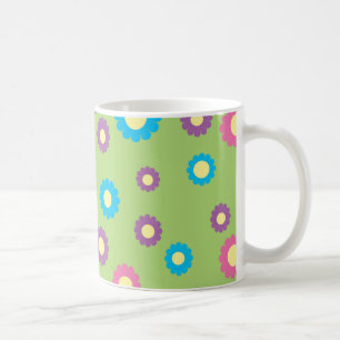 Mug Motif d'art marguerrier coloré