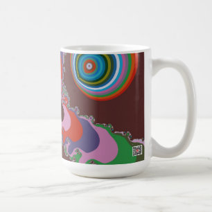 Mug Motif d'art rétro psychédélique des années 70