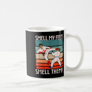 Mug Motif d'arts martiaux Odeur des pieds Odeur drôle 