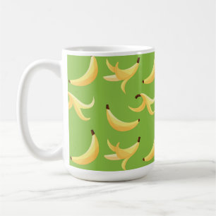 Mug Motif de banane jaune rétro drôle, éditable pour u