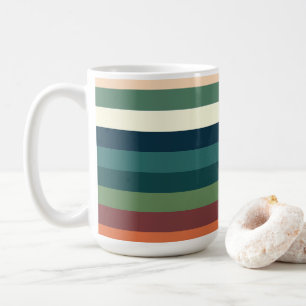 Mug Motif de bandes de couleur