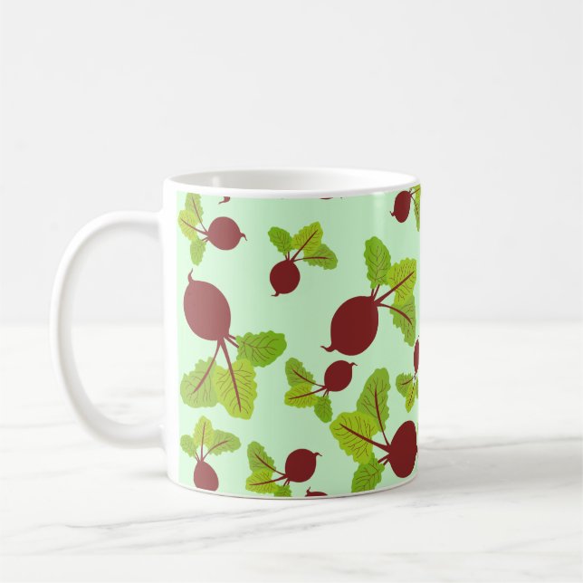 Mug Motif de betteraves (Gauche)