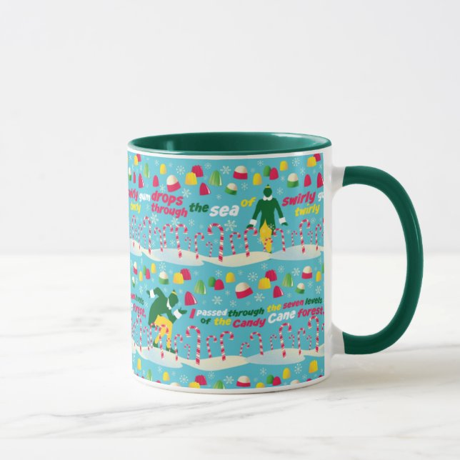 Mug Motif de bonbons de Buddy l'elfe (Droite)