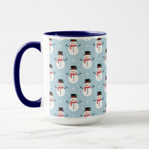 Mug Motif de bonhomme de neige