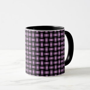 Mug Motif de brasage noir violet