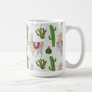 Mug Motif de cactus et de lama de la collection   de