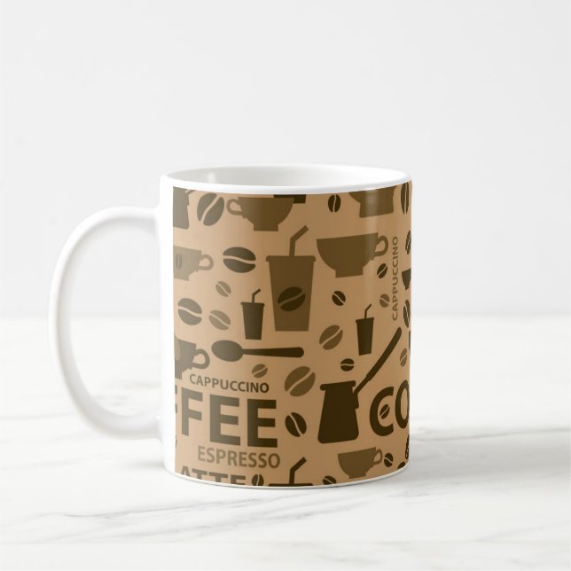 Mug Motif de café (Gauche)