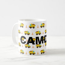 Motif de camions de construction personnalisés