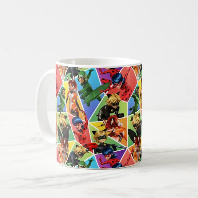 Mug Motif de caractères couleur miquille (Devant gauche)