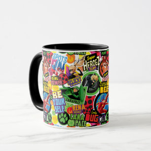 Mug Motif de caractères superhéros miraculeux