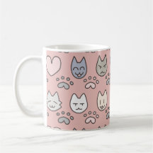 Motif de chat mignon