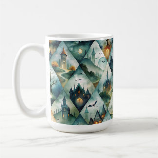 Mug Motif de château gothique Halloween