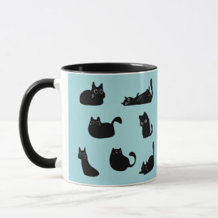 Mug Motif de chats noirs