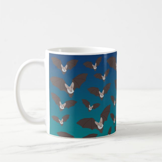 Mug Motif de chauve-souris Éffrayant (Gauche)