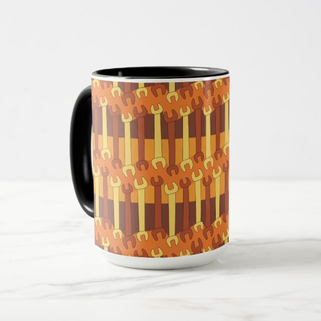 Mug Motif de clé verticale (Devant gauche)