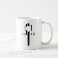 MOTIF DE CODE À BARRES SYMBOLE ANKH Motif de conce