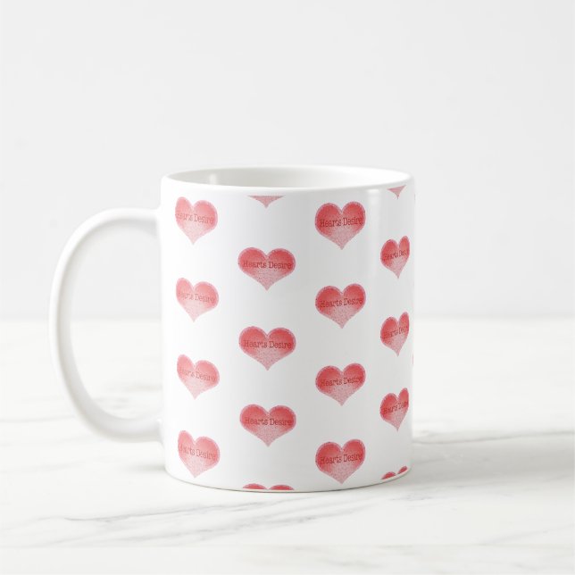 Mug Motif de coeur (Gauche)