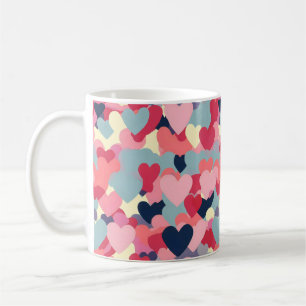 Mug Motif de cœur coloré mignon