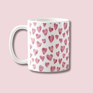 Mug Motif de coeur mignon rose