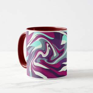 Mug Motif de couleurs fluides abstraites
