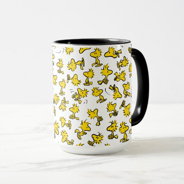 Mug Motif de design classique Woodstock (Devant droit)