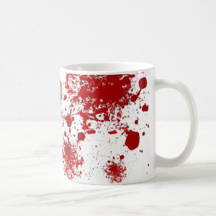 Mug Motif de égouttement d'éclaboussures de sang de