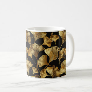 Mug Motif de feuille sans transparence Ginkgo